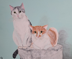 Painting: Mini and Scar